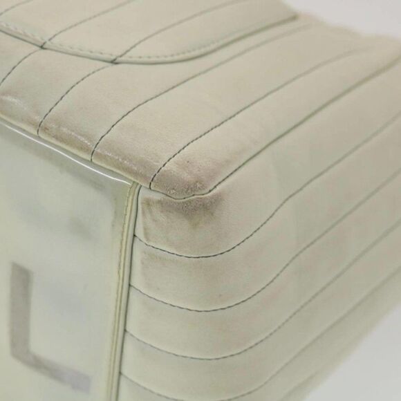 CHANEL Mademoiselle Chain Shoulder Bag Leather LIme Green CC - Picture 14 of 15